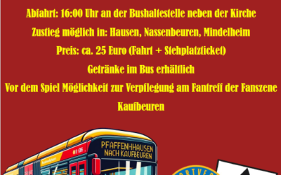 Bus zum ESV Kaufbeuren am 2. Weihnachtsfeiertag